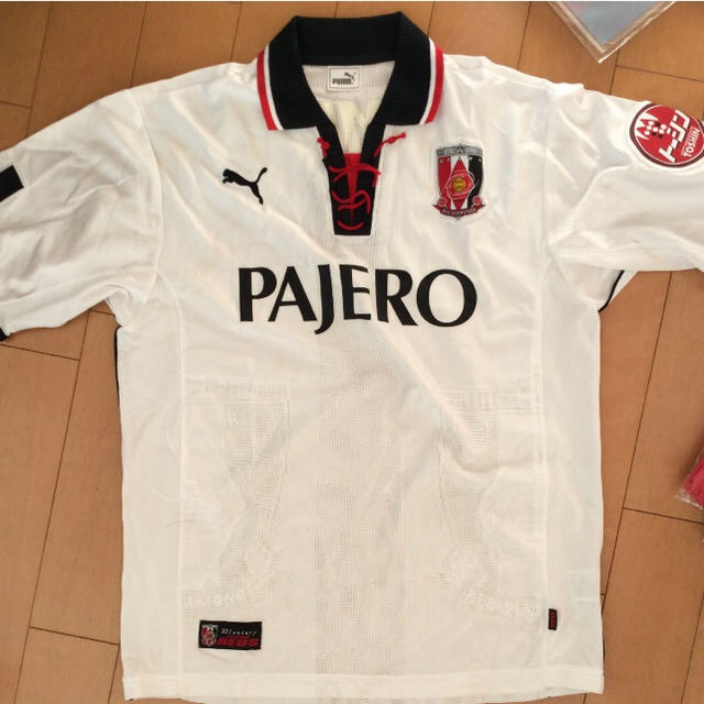 中古美品】浦和レッズ2001-02シーズン Awayユニフォーム L〜O 中古美