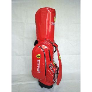 Ferrari☆□フェラーリ ゴルフ スタンドキャディバッグ□レッドの通販