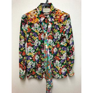 GUCCI - gucci グッチ フラワー シャツ 希少 38 早い者勝ちの通販 by