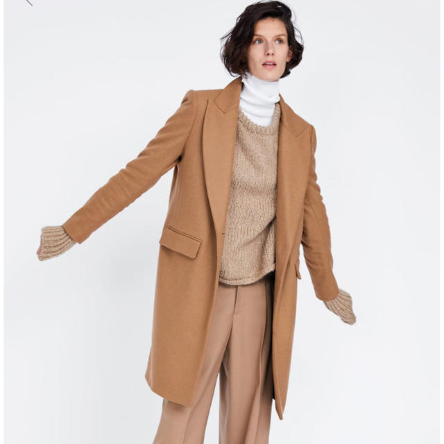 お値引中！！ZARA ロングコートの通販 by みんs shop｜ラクマ