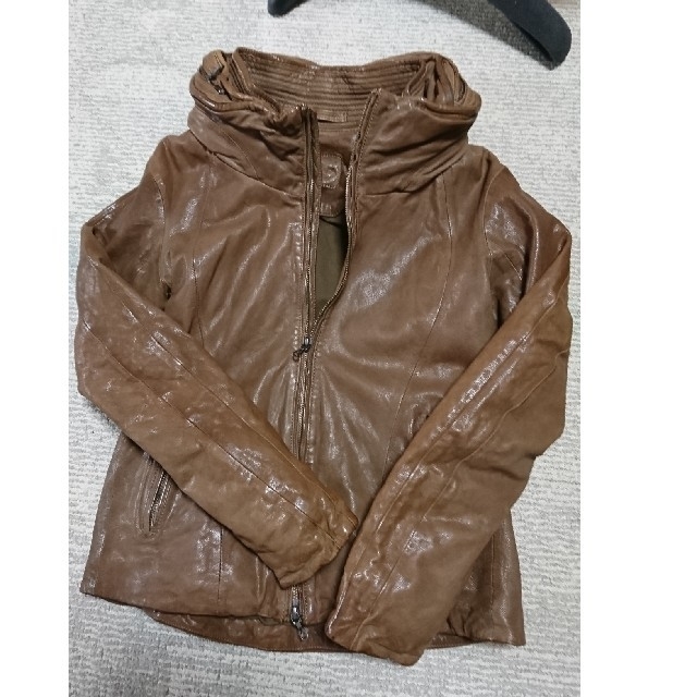 goaゴートレザービッグフードジャケット