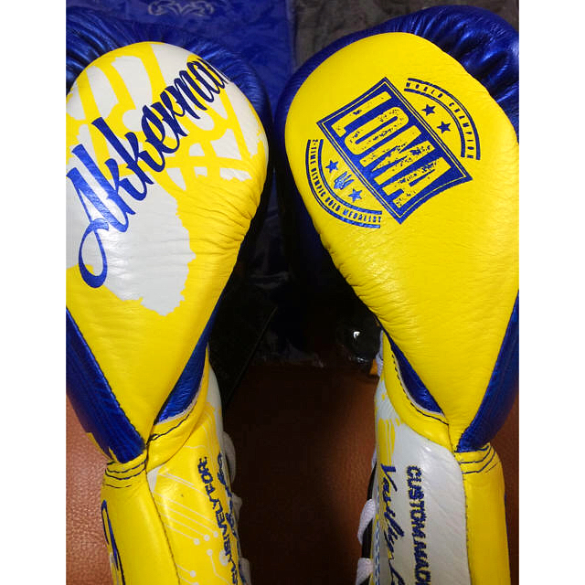 ライバル ロマチェンコ仕様スパーリンググローブ の通販 by ボクシング