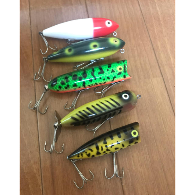 ヘドン トップウォーター セット heddon の通販 by boby&red｜ラクマ