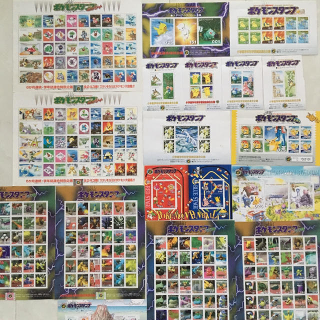 ポケモン - ポケモンスタンプ 切手風シート全17種の通販 by Amy's shop