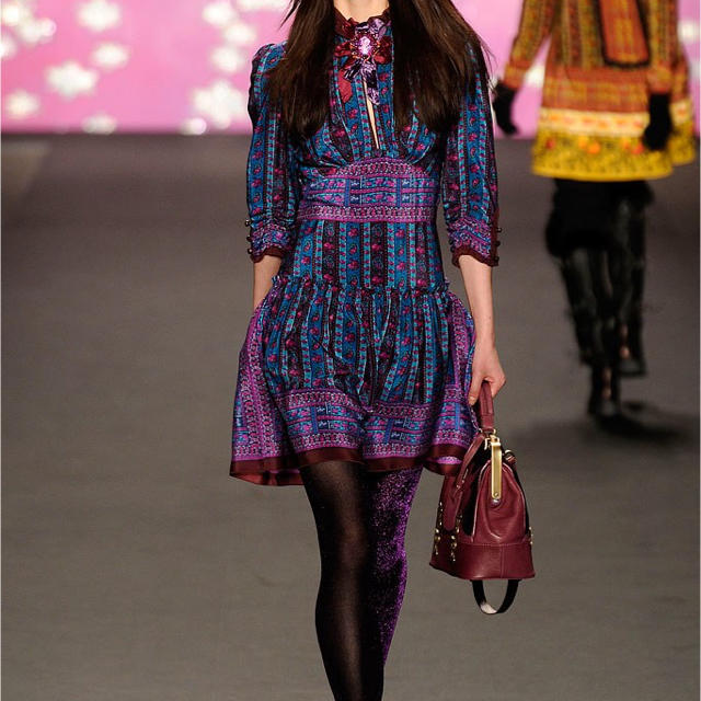 ANNA SUI アナスイ ワンピース 花柄 2011fw ANNA SUI アナスイ