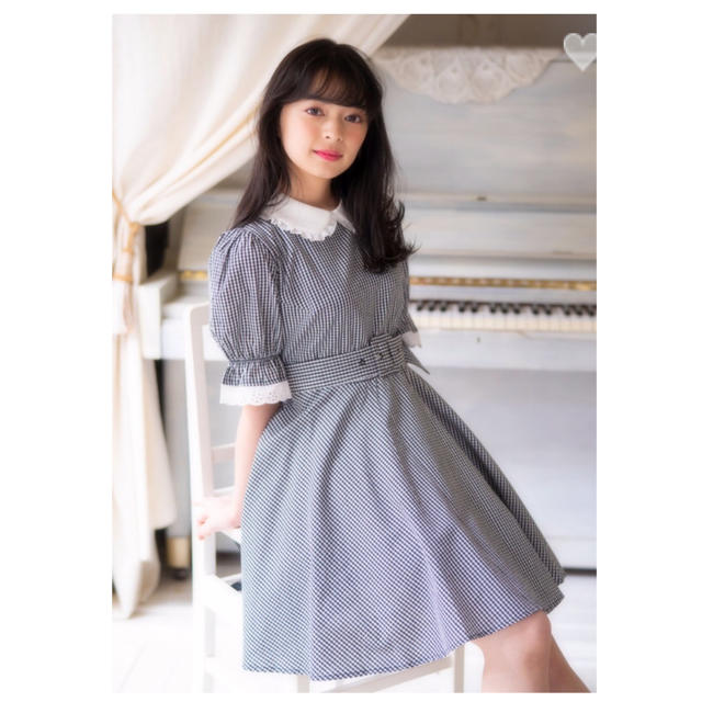 evelyn - エブリン ギンガムチェック ワンピースの通販 by 0｜エブリン