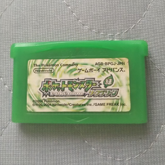 ゲームボーイアドバンス カセット ポケットモンスター リーフグリーン
