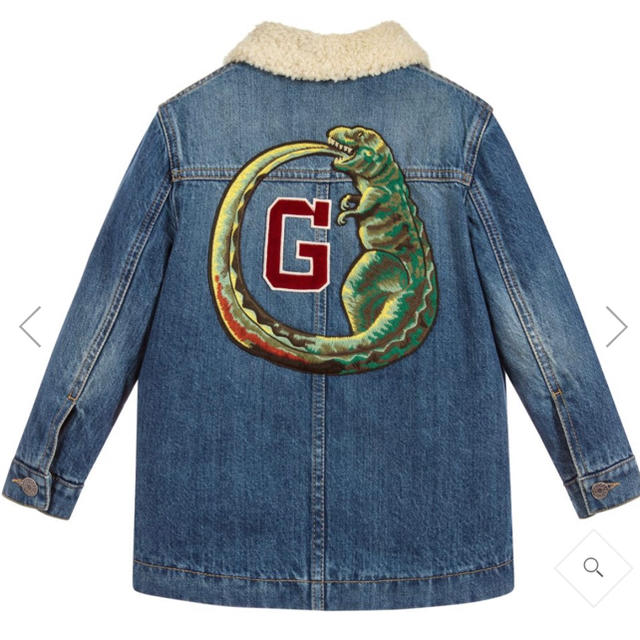 GUCCI - ♡期間限定お値下げ○GUCCIグッチ恐竜ボアデニムジャケット