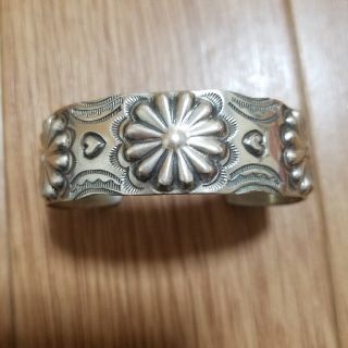 Indian - 最終値下げNAVAJO ナバホ ジュリアスミス シルバー バングル