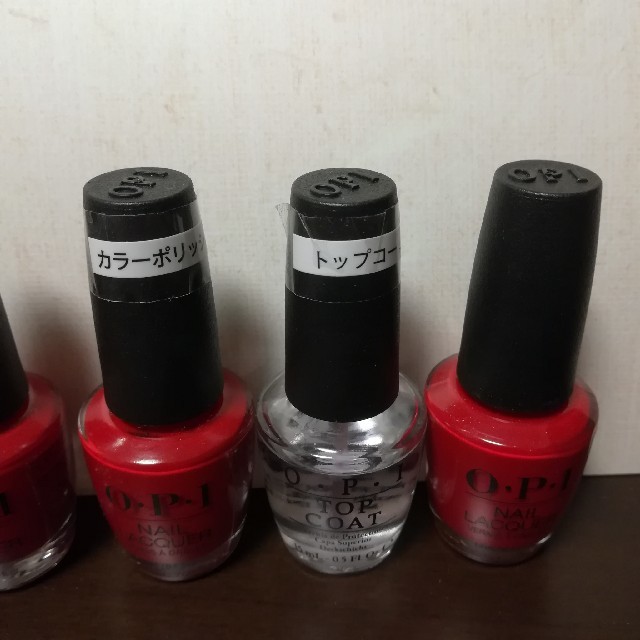 OPI - ネイリスト検定3級○OPI赤ポリッシュセットの通販 by mocomoco҆s