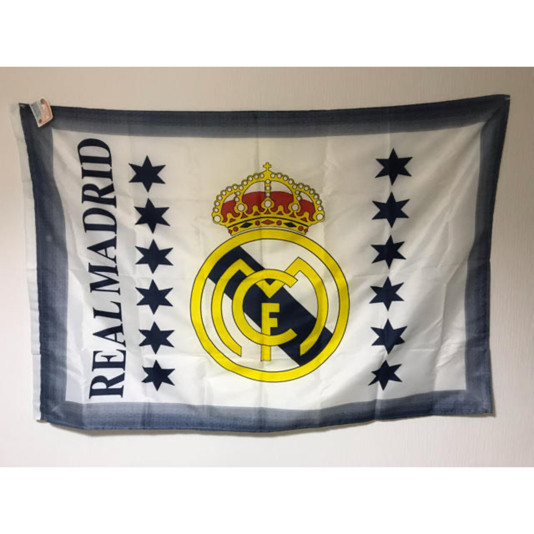 サッカー レアル マドリード 限定 トヨタカップ 旗 マフラーの通販 by