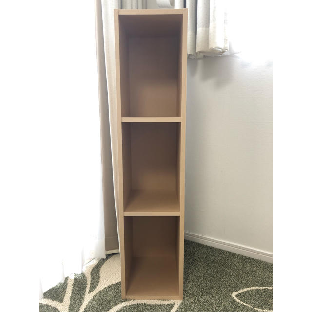 MUJI (無印良品) - パルプボードボックス・フリーラック／ベージュ 幅