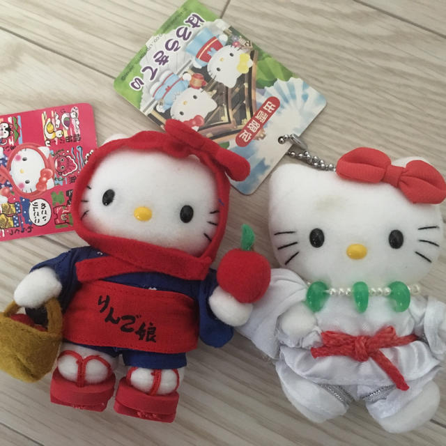 ハローキティ ご当地キティ 青森限定 りんご娘 ぬいぐるみ