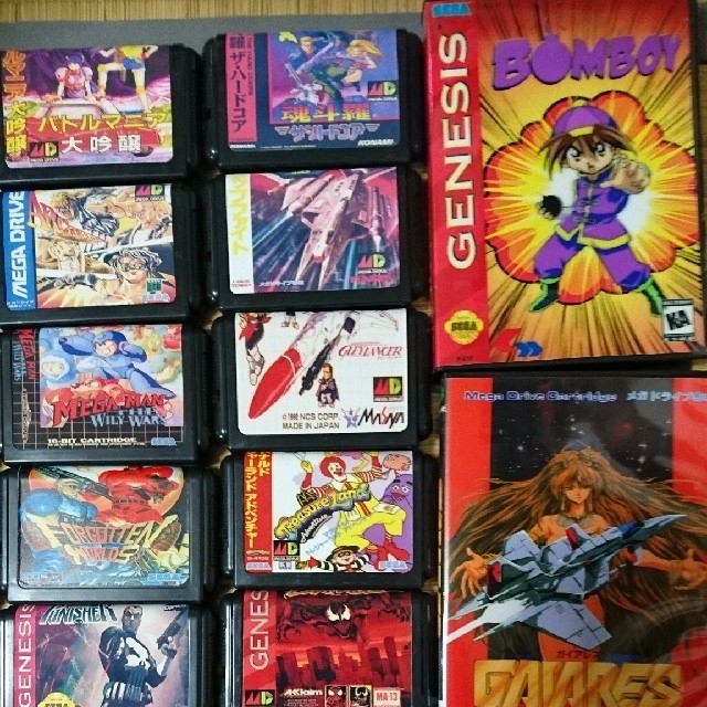 中華製? 海外製メガドライブソフト 53本セット ジャンク 送料込み MD