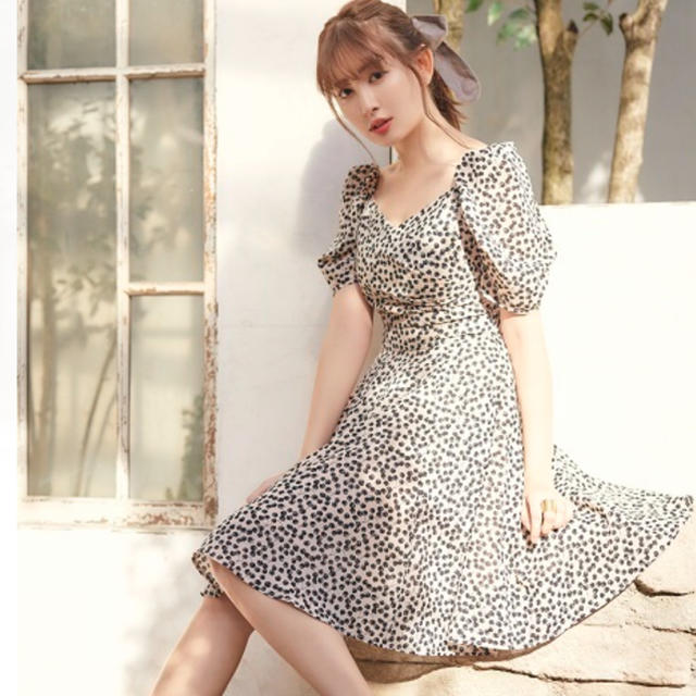 Her lip to Cherry Collectionドレープミニワンピース Her lip to