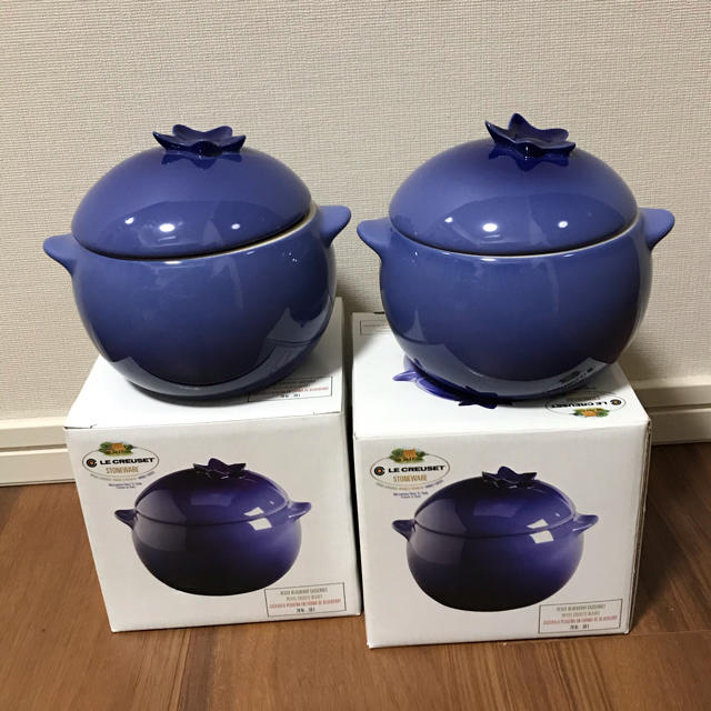 即日発送 4個セット レア 新品 ル・クルーゼ ミニ・ブルーベリー 小物