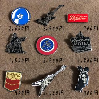 HYSTERIC GLAMOUR - ピンバッジ❤️9個の通販 by モモ(๑'ᴗ'๑)'s shop