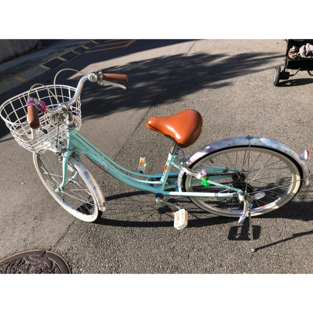 ブリジストン リコリーナ22インチ3段変速子供22型ミストグリーン