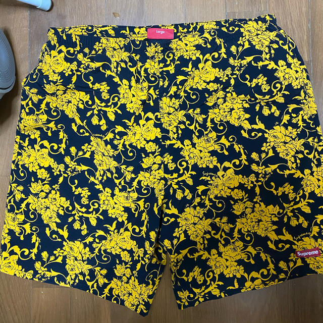 supreme Nylon Water Short Black Floral Supreme Nylon Water S