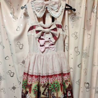 BABY,THE STARS SHINE BRIGHT（ひざ丈ワンピース ・ レッド/赤色系）の