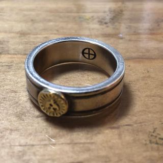 goro's - top様専用 ウイングロック金メタル付きラインリング wingrock