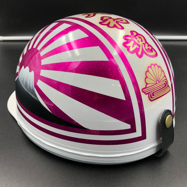 コルク半 カスタム 富士日章 白ピンク ラメ 送料無料の通販 by