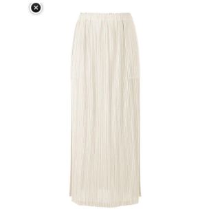 PLEATS PLEASE ISSEY MIYAKE（ロングスカート ・ ホワイト/白色系）の