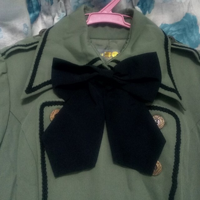 ATELIER BOZ - 軍服 ディーン ジャケット ワンピース 緑 グリーン