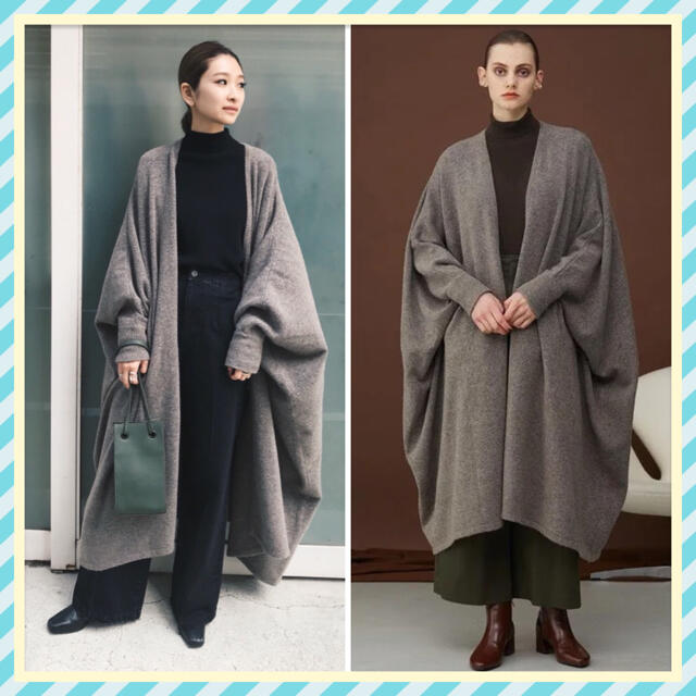 正規品，低価 リムアーク ワイドボリュームカーディガン ブラウン RIM