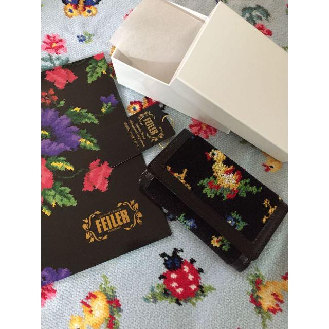 FEILER - 完売品新品タグ付□フェイラー□4連ハイジキーケース黒の