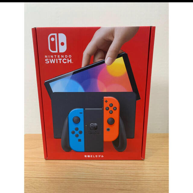 Nintendo switch 有機EL ネオンレッド+マイクラセット