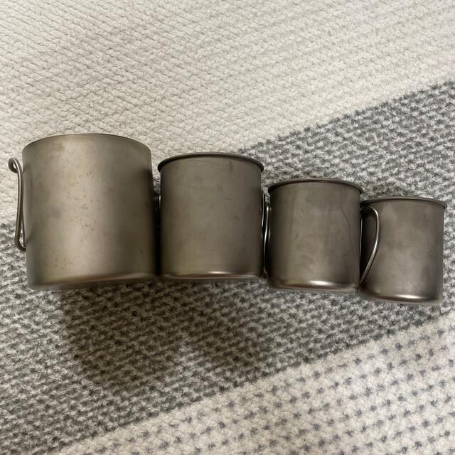 中古】4個セット チタンシングルマグ Snow Peak - スノーピーク チタン