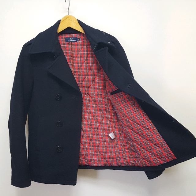 FRED PERRY - ☆FRED PERRY 中綿 キルティング メルトンウール Pコート