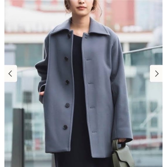 AURALEE - オーラリー ダブルクロスライトメルトン ハーフコート