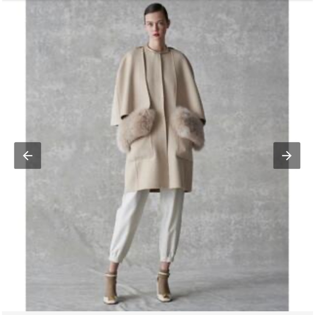 Drawer - ドゥロワー drawer リバーシブルケープコート ジレの通販 by