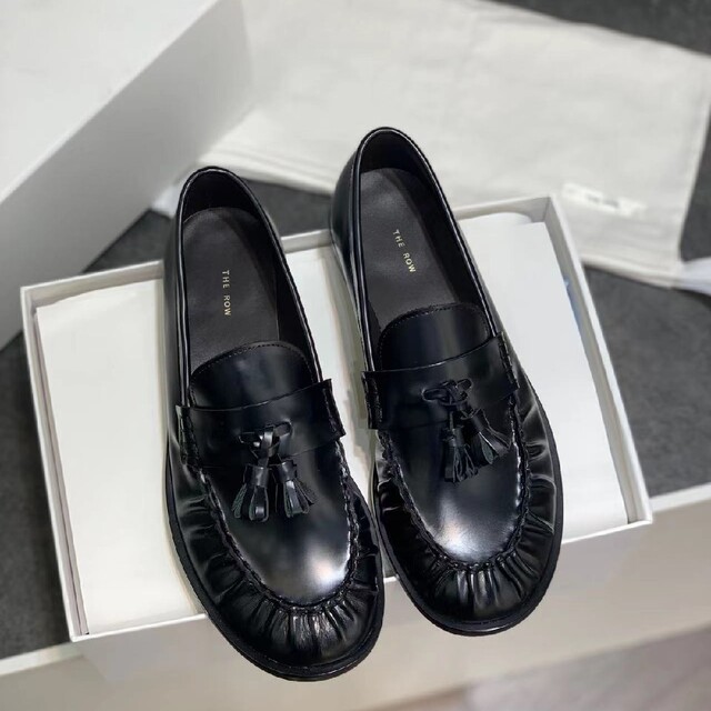 THE ROW ザロウ Margaret レザー The row ローファー ローファー 36