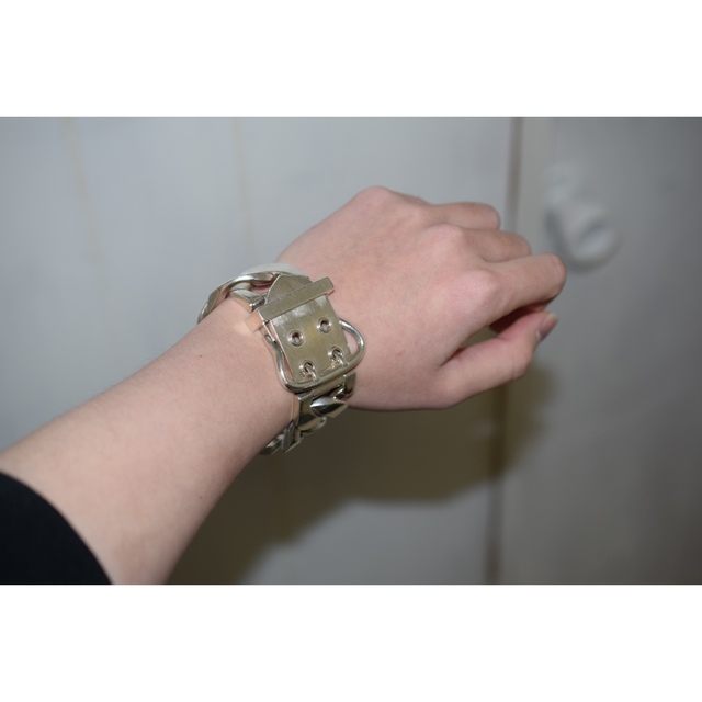 HERMES - HERMES ブックルセリエ【TGM】シルバー ブレスレットの通販