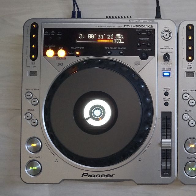 Pioneer CDJ-800MK2×2台セット 動作確認済み 送料込み Pioneer CDJ