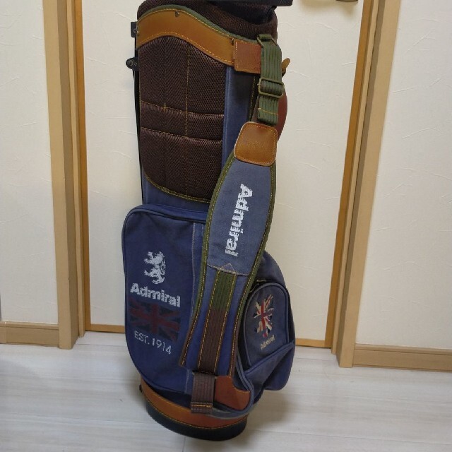 最終価格☆国内1点のみ☆アドミラルファン必見☆デニム&レザーキャディ