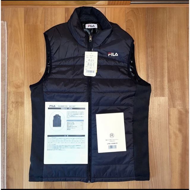 FILA - ☆新品未使用☆FILA 電熱ベスト ユニセックス Mサイズ 黒