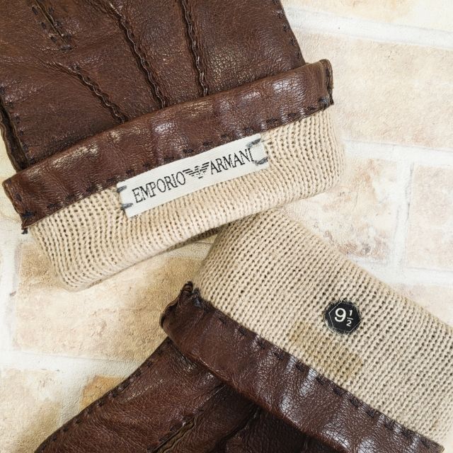 EMPORIO ARMANI - エンポリオ アルマーニ ☆ レザー 手袋 革手袋