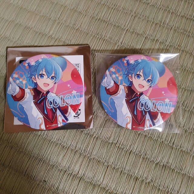 すとぷり さとみくん ころんくん 缶バッジ アリーナツアー 旗持ち 等身