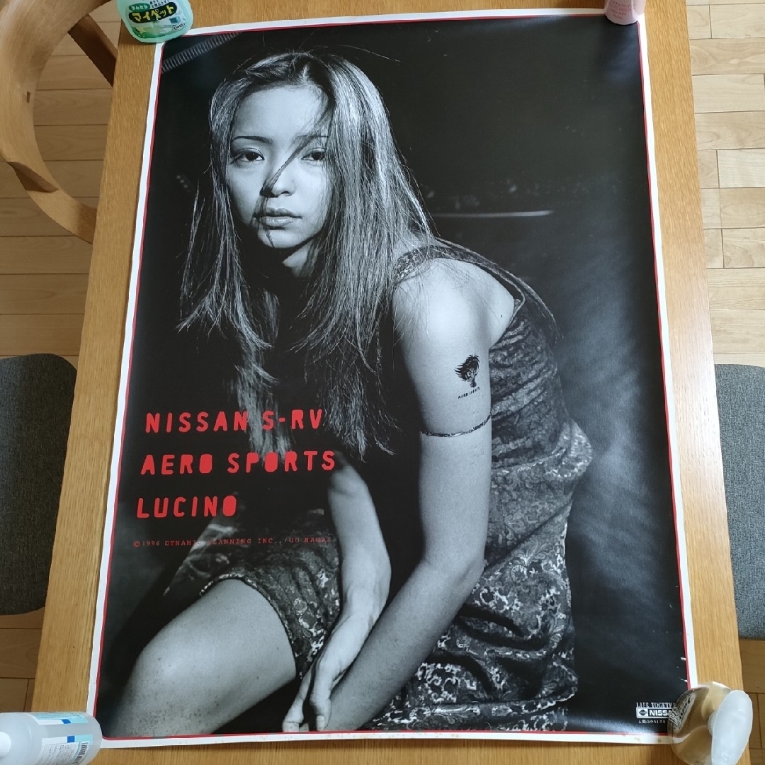 214 安室奈美恵 NISSAN ポスターの通販 by ハンドタオル's shop｜ラクマ