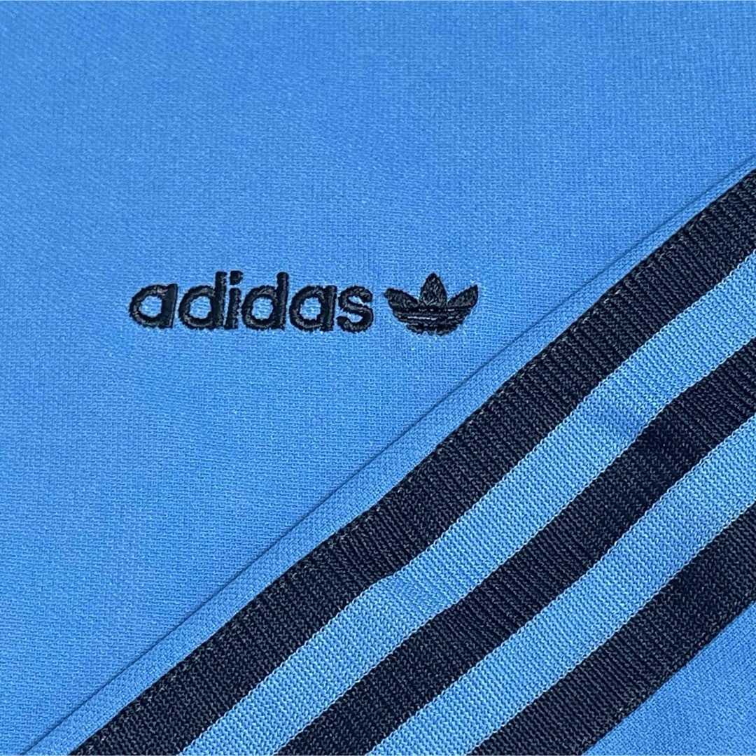 adidas - M】アディダス刺繍トラックジャケット古着ジャージ ネイビー