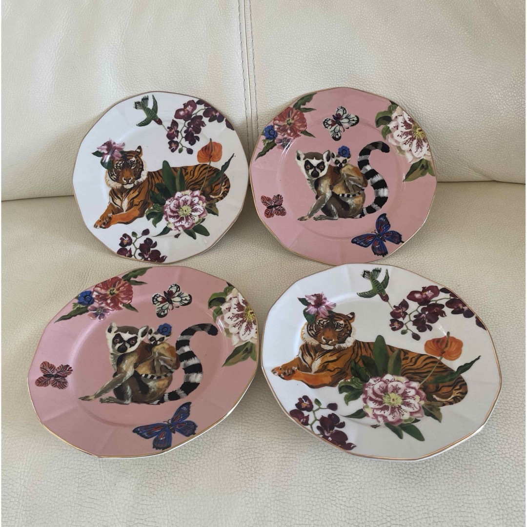 Anthropologie - ナタリー・レテ アンソロポロジー デザート皿 4枚