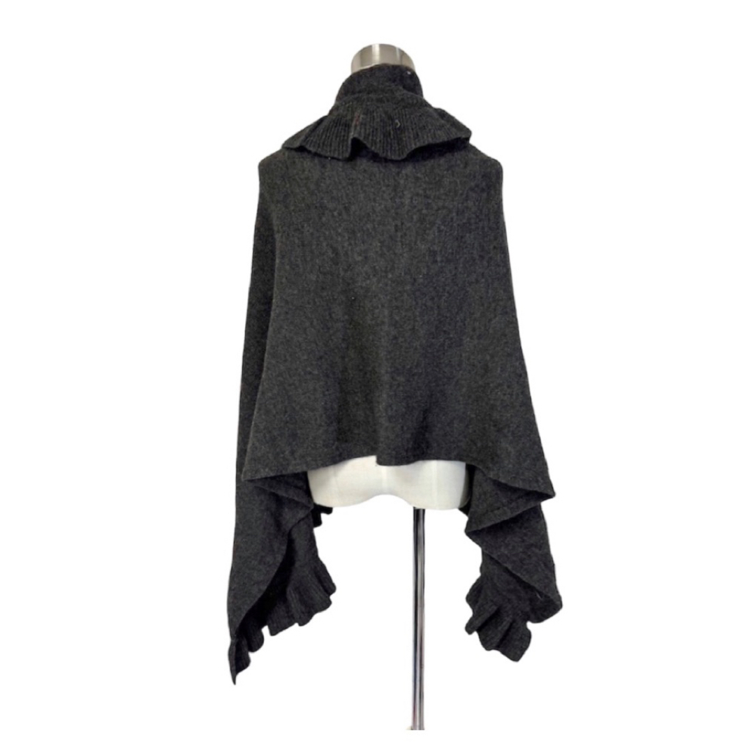 Chloe - Chloé ふんわりアンゴラウール ケープニット大判フリル