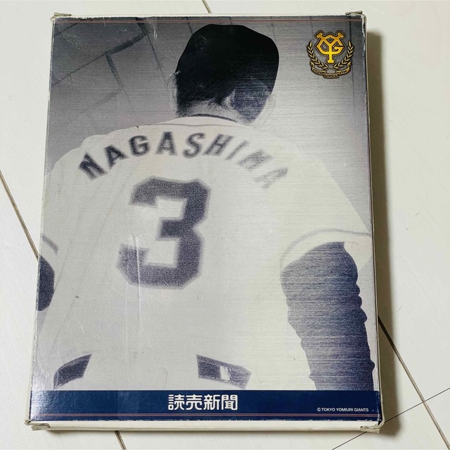 長嶋茂雄 勇退記念 額入り 記念品 読売新聞配布 印刷サイン 箱付き