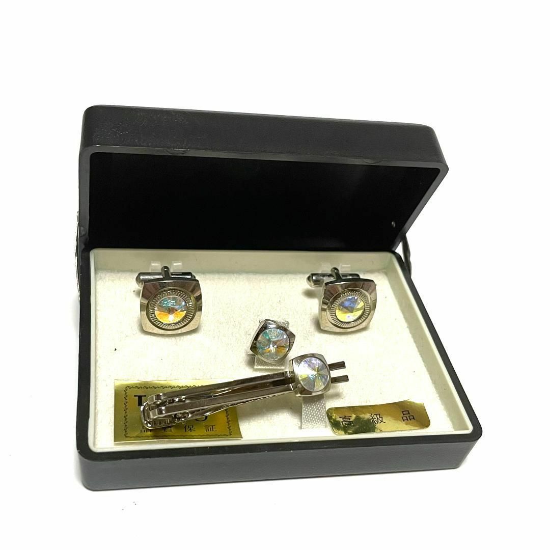 TOKYO TORIO カフス ネクタイピン ピンブローチ セット ステンレスの