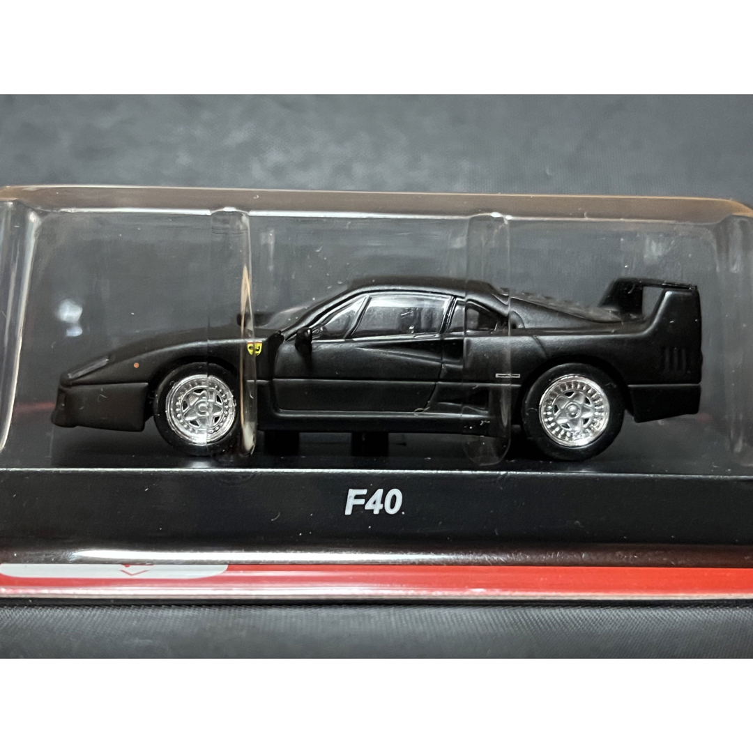 京商 - 京商 1/64 フェラーリミニカー7 F40 マットブラック