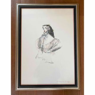 ガク様専用】金子國義 「おめかし」リトグラフ手彩色の通販 by mofmof